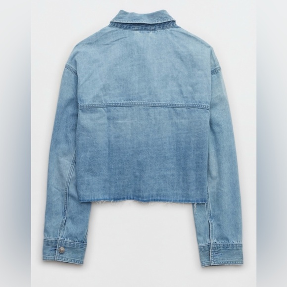 Aerie Denim Shacket - Picture 3 of 7